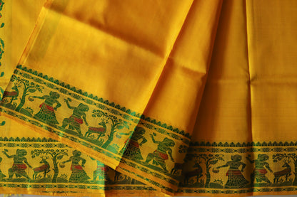 Bengal Handwoven Baluchari Silk Saree