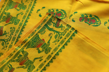 Bengal Handwoven Baluchari Silk Saree