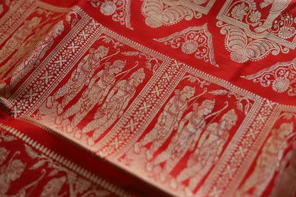 Bengal Handwoven Baluchari Silk Saree