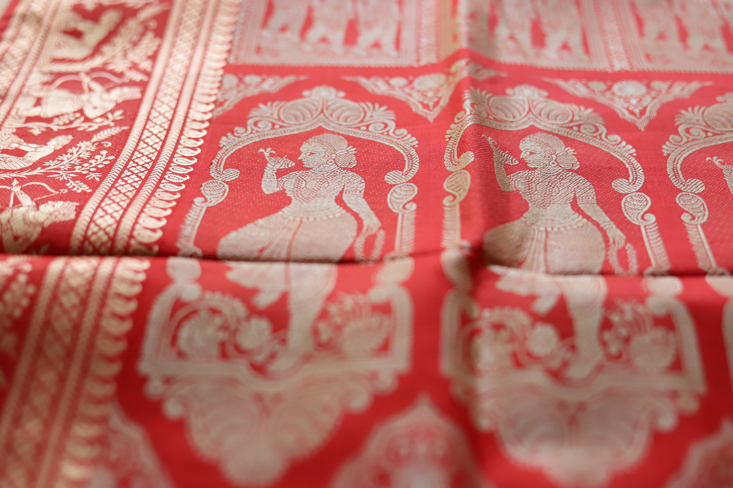 Bengal Handwoven Baluchari Silk Saree