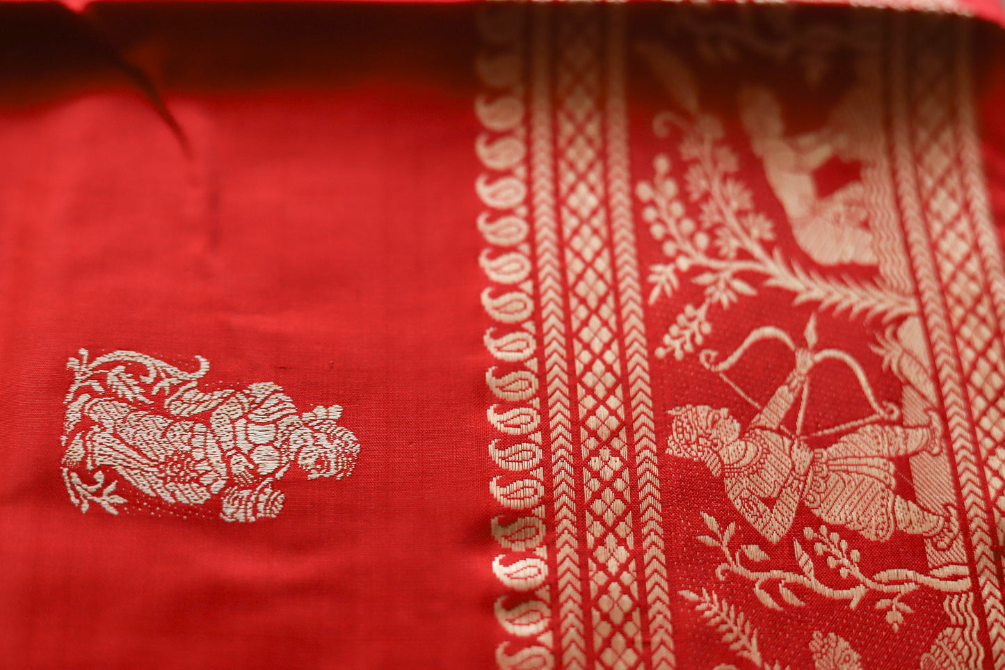 Bengal Handwoven Baluchari Silk Saree