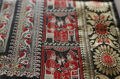 Bengal Revival Baluchari Silk Saree