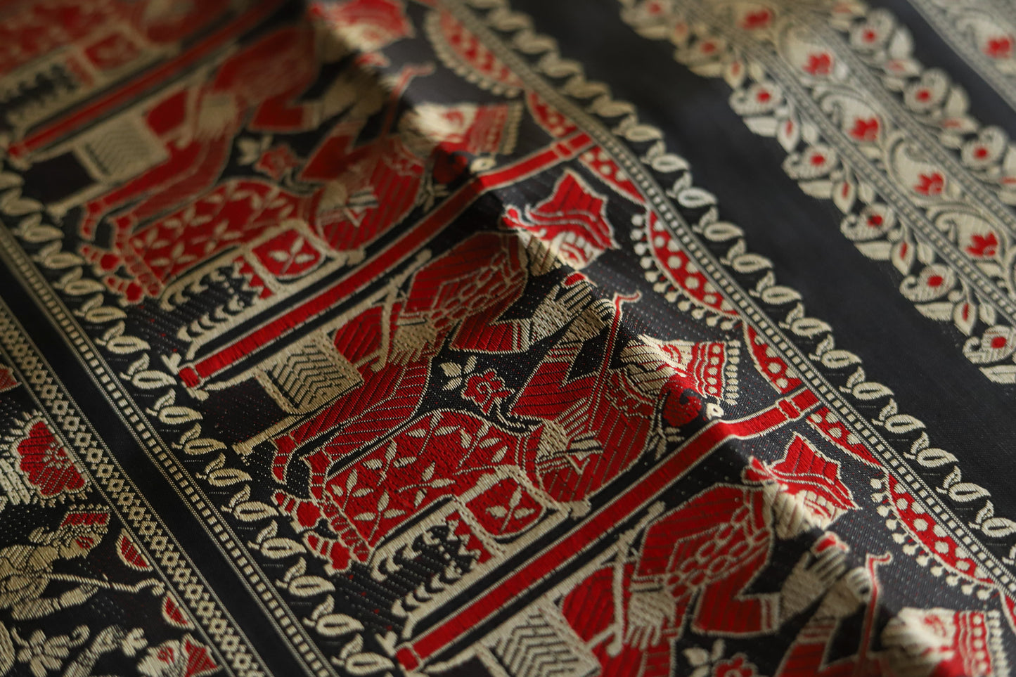 Bengal Revival Baluchari Silk Saree