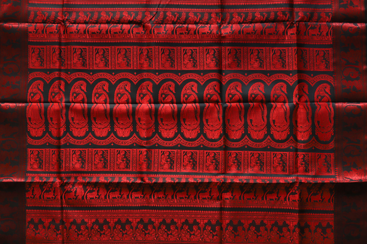 Bengal Handwoven Baluchari Silk Saree