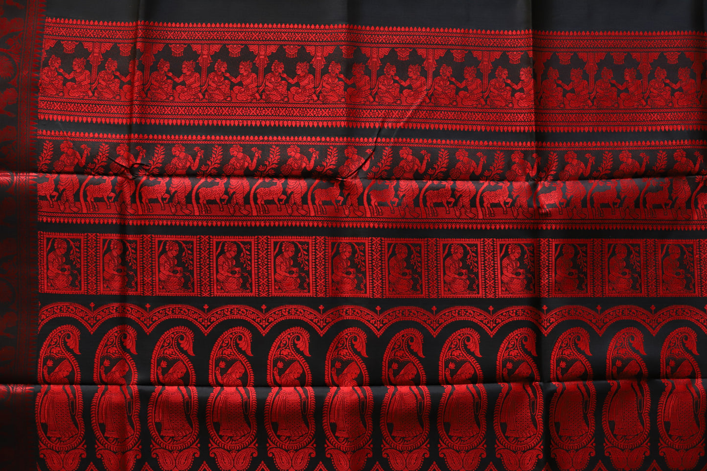 Bengal Handwoven Baluchari Silk Saree