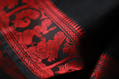 Bengal Handwoven Baluchari Silk Saree