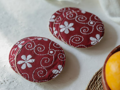 Kantha Coaster