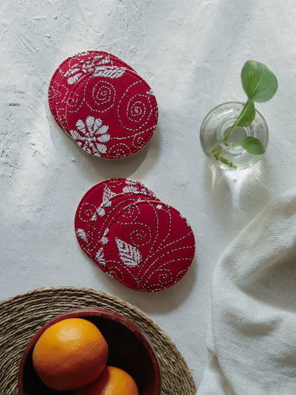 Kantha Coaster