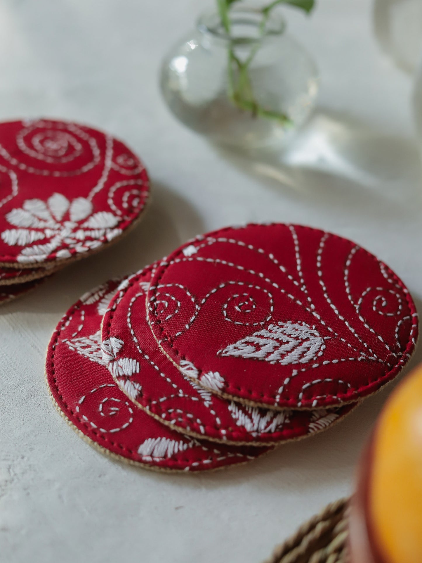 Kantha Coaster