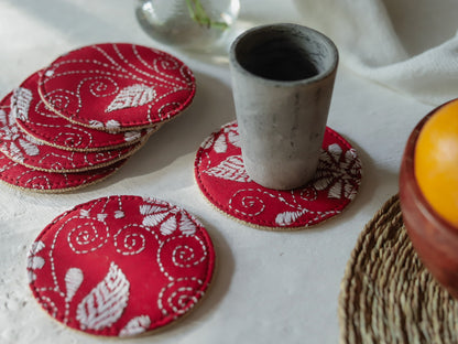 Kantha Coaster