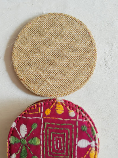 Kantha Coaster