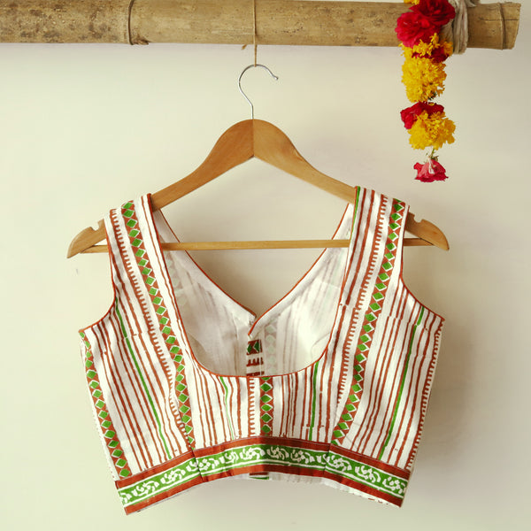 Sleeveless Bengal Cotton Blouse