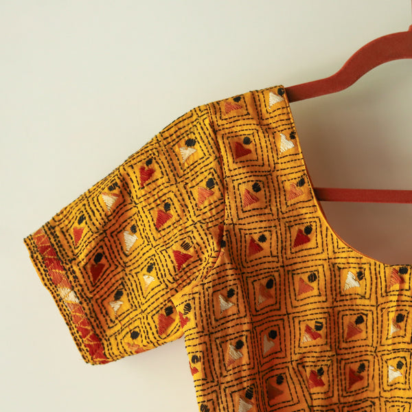 Bengal Cotton Kantha Blouse