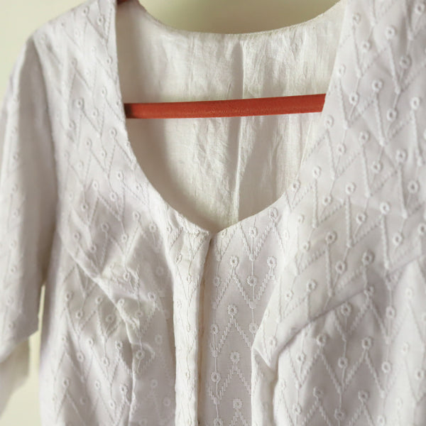 Bengal Cotton Chikankari Blouse