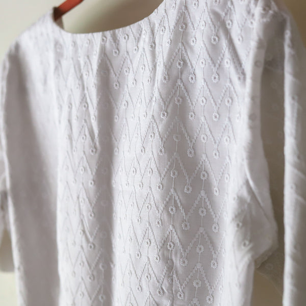 Bengal Cotton Chikankari Blouse