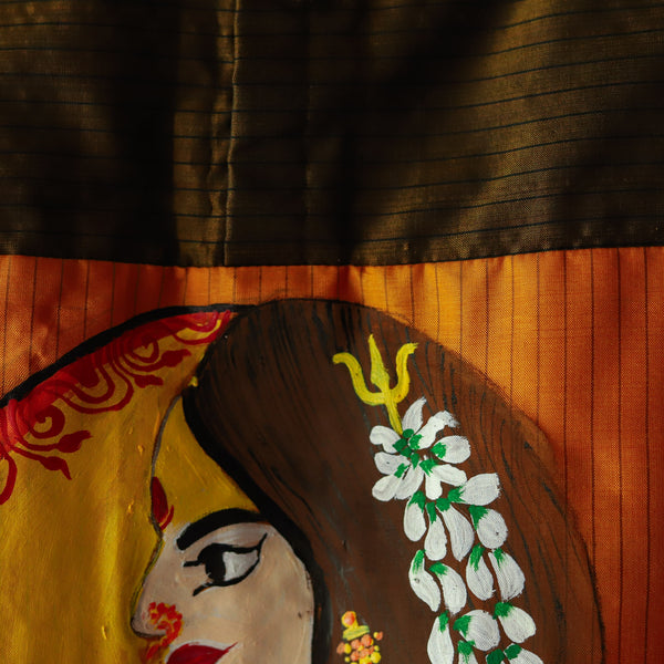 Hand Paint Silk Blouse