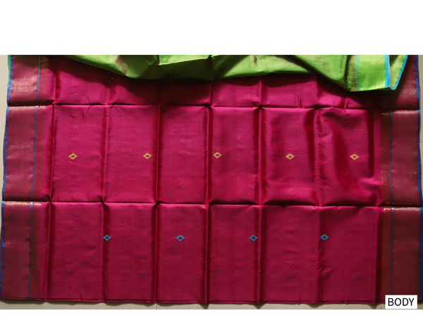 Handwoven Bengal Pure Silk Saree