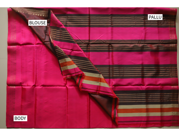 Handwoven Bengal Pure Silk Saree