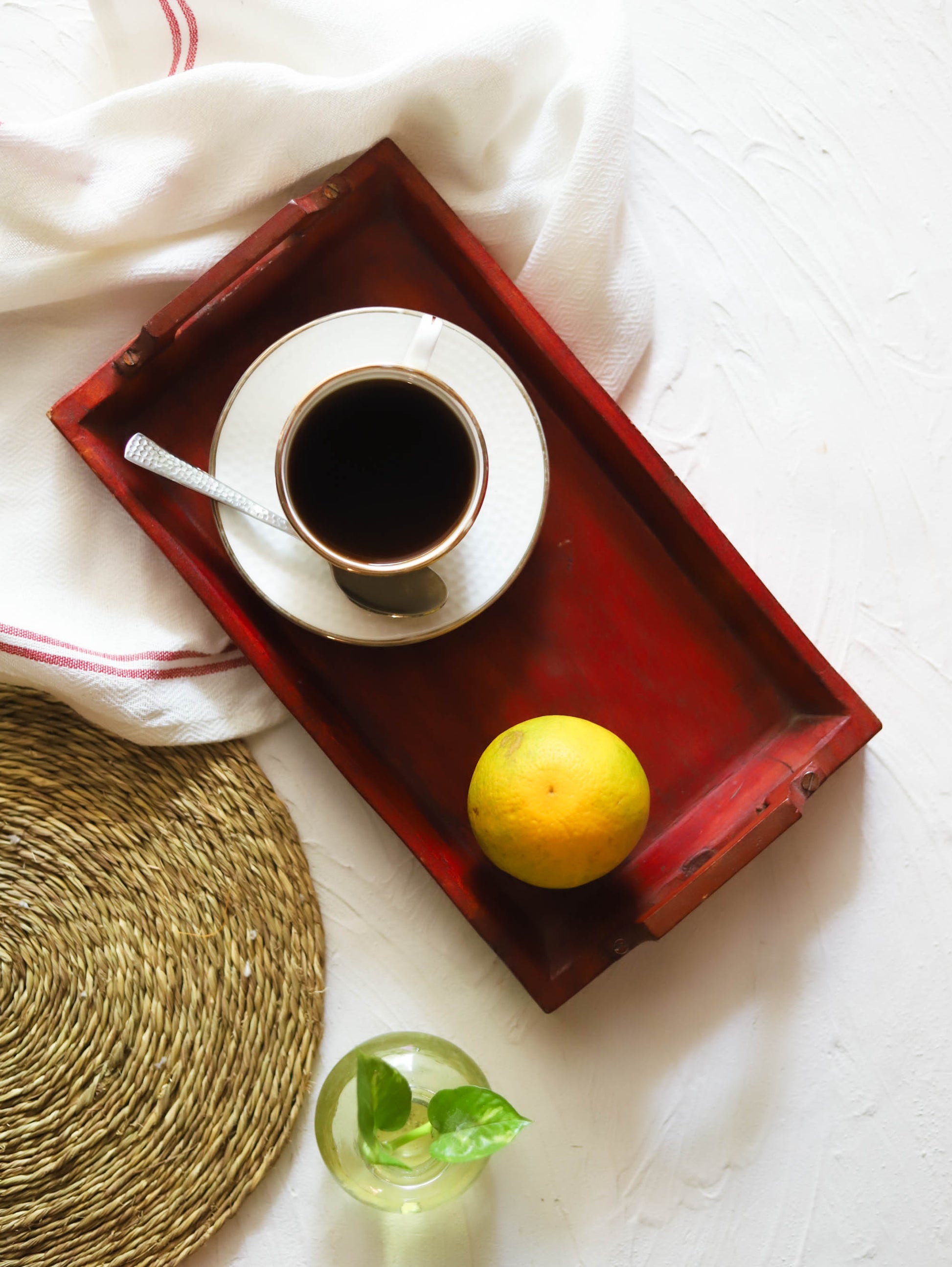Bengal Handmade Solid Gamhar Wooden Tray