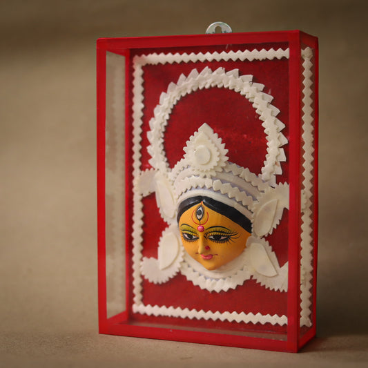 Handmade Bengal Sholapith Durga Maa Handicraft