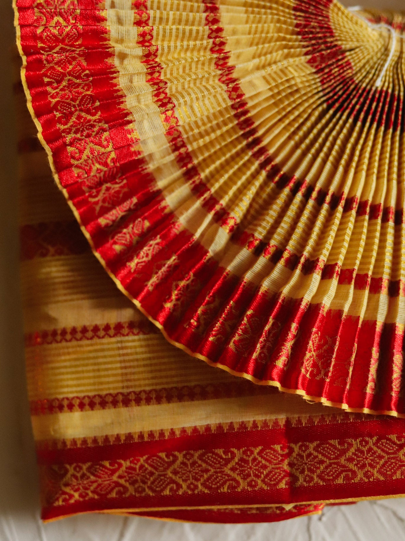 Bengal Handwoven Tangail Dhoti Pant (Dhuti Ready to wear/ Stitched Pant)