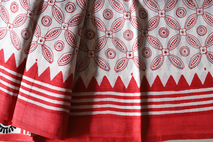 Handwoven Bengal Silk Saree