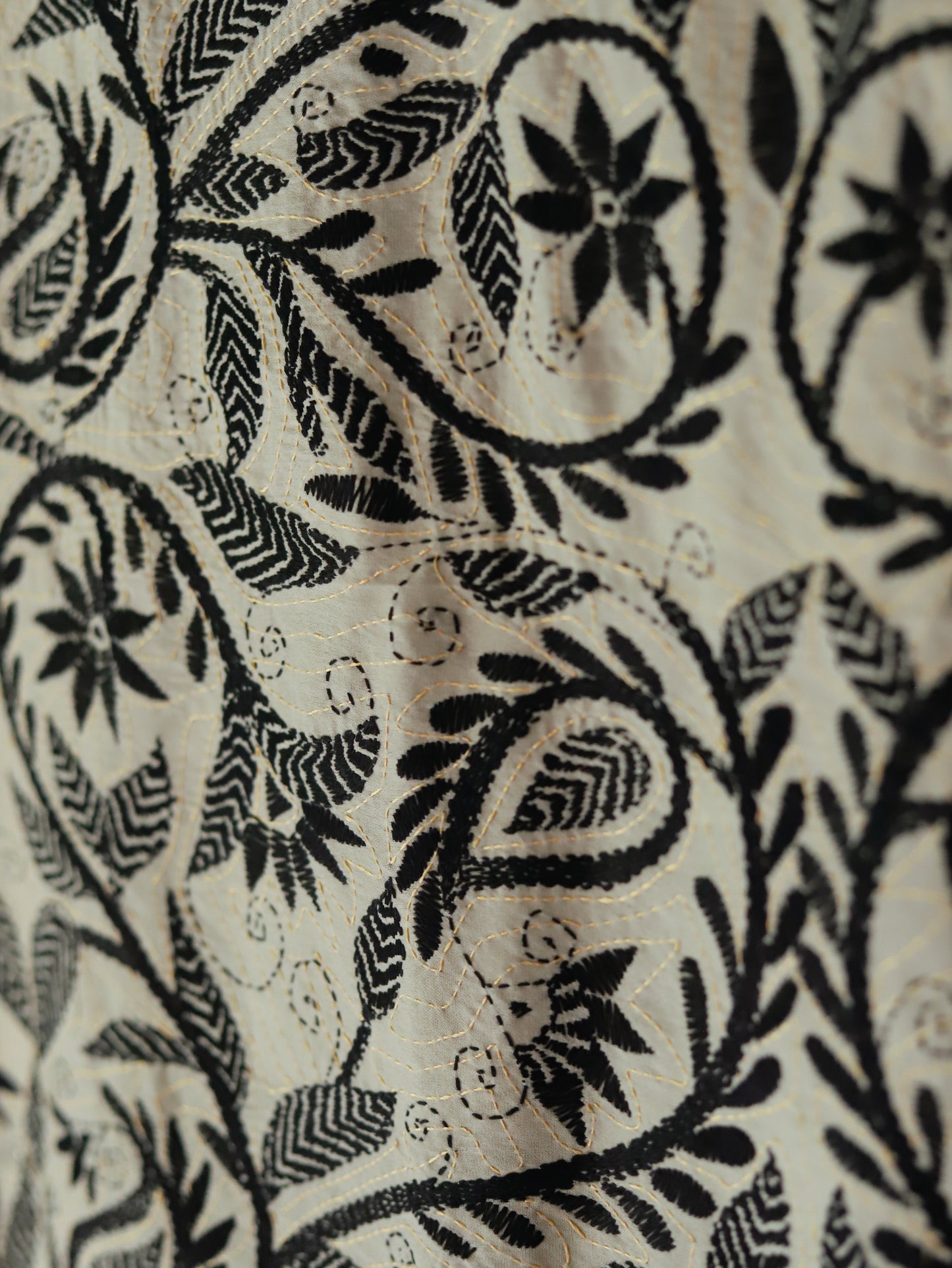 Bengal Hand Embroidery Kantha Stitch Dupatta