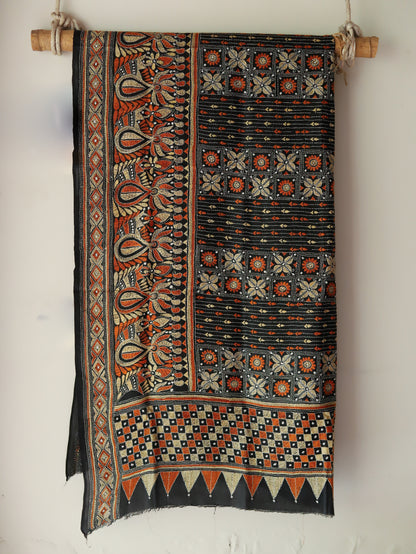 Bengal Hand Embroidery Kantha Stitch Dupatta