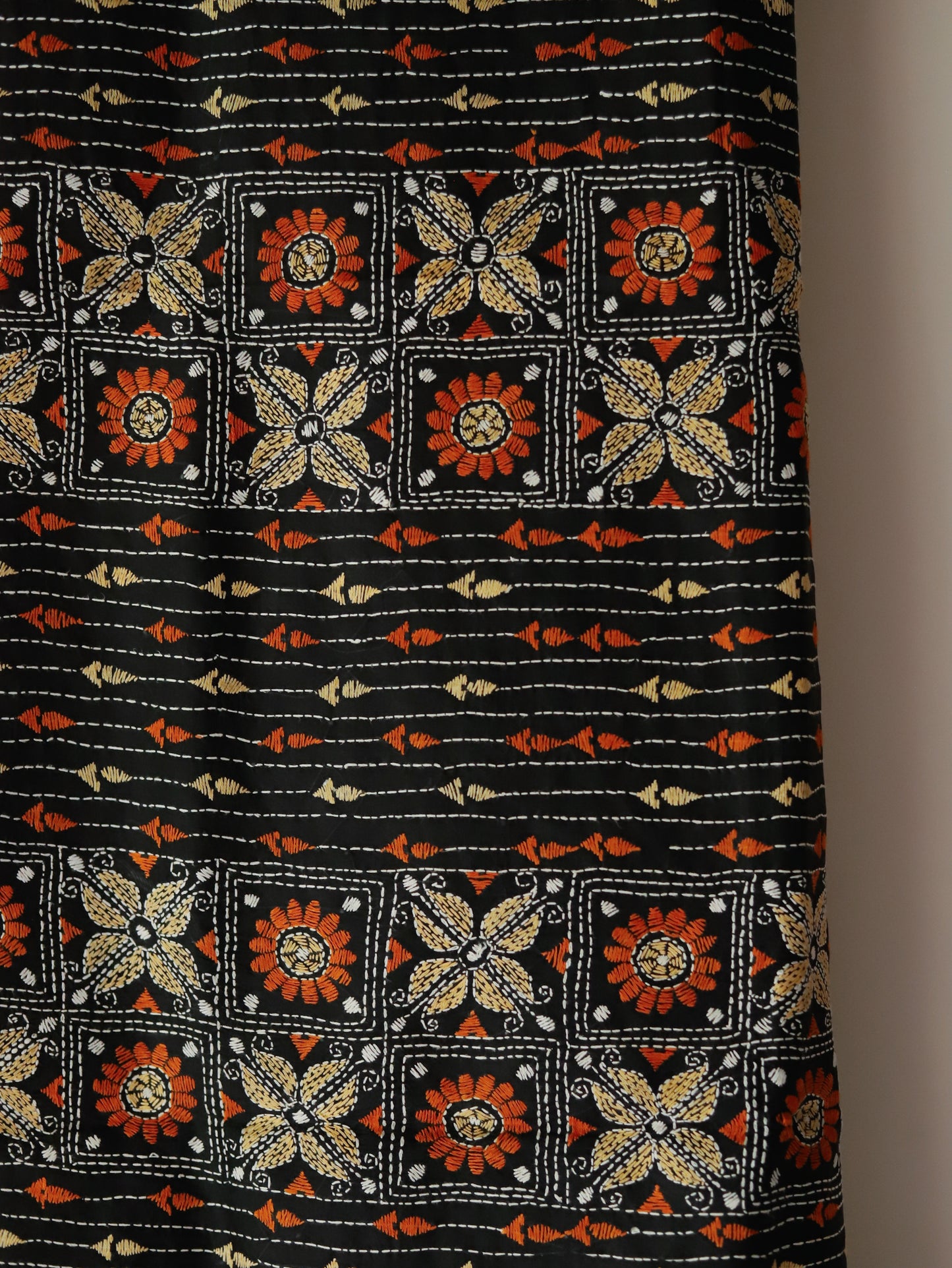 Bengal Hand Embroidery Kantha Stitch Dupatta