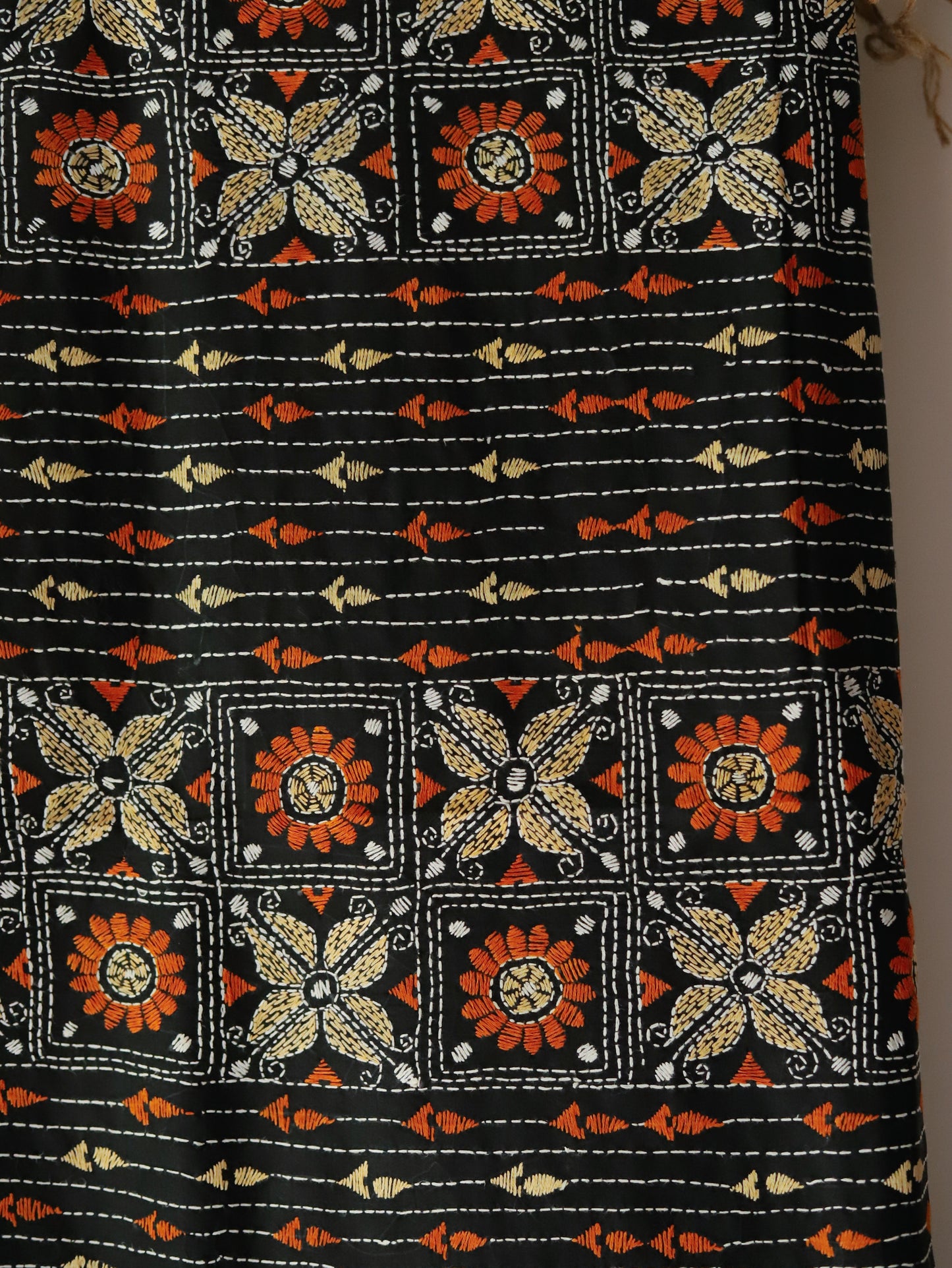Bengal Hand Embroidery Kantha Stitch Dupatta
