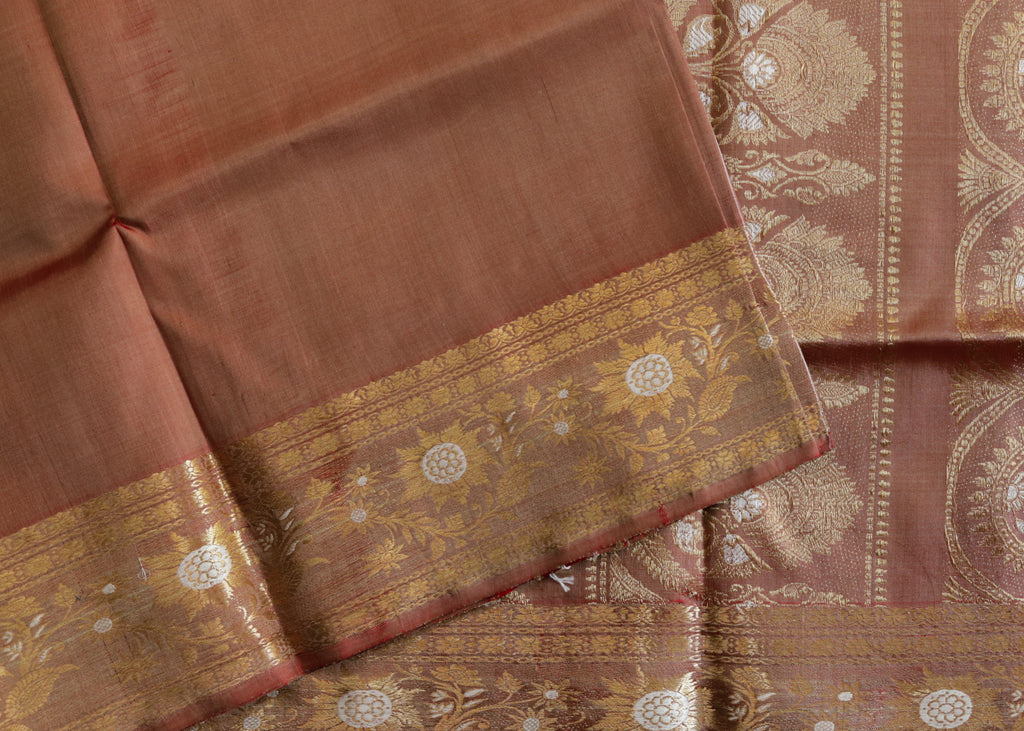 Semi Swarnachari Silk Saree (adi80798)