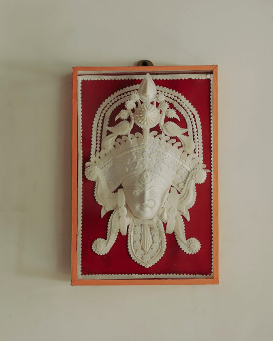 Handmade Bengal Sholapith Durga Maa Handicraft