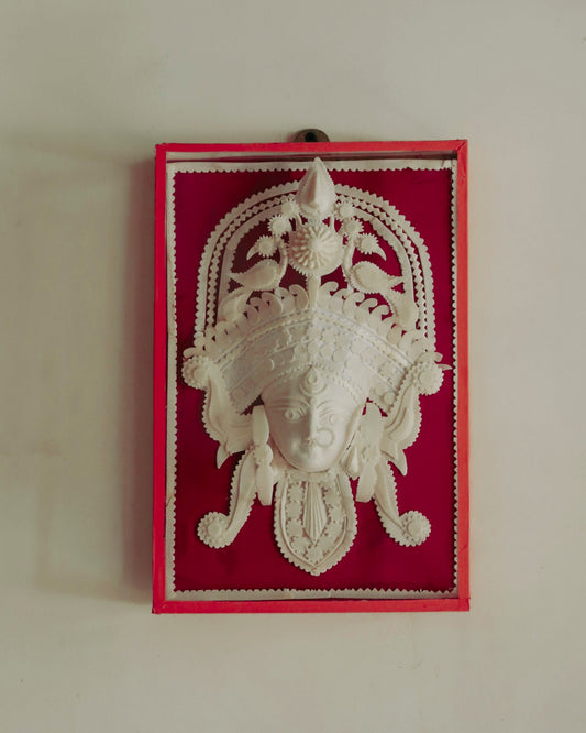 Handmade Bengal Sholapith Durga Maa Handicraft