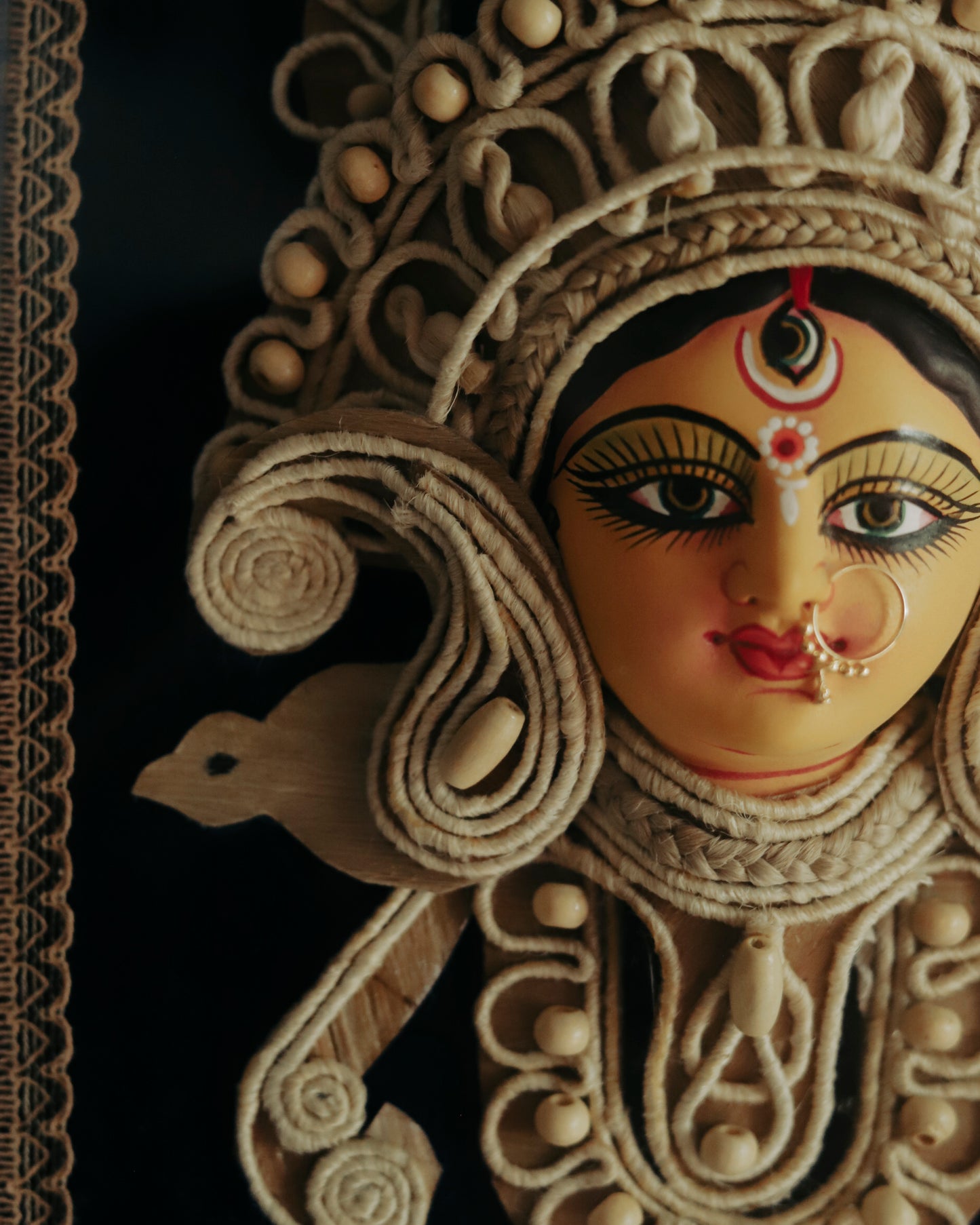 Handmade Bengal Jute Durga Maa Handicraft