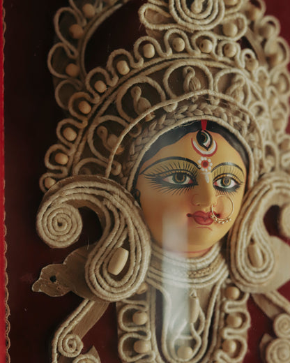 Handmade Bengal Jute Durga Maa Handicraft