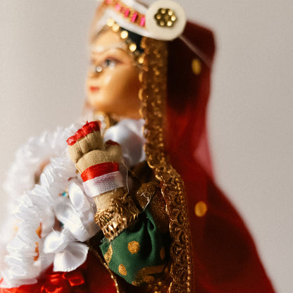 Handcrafted Bengali Wedding Couple Dolls