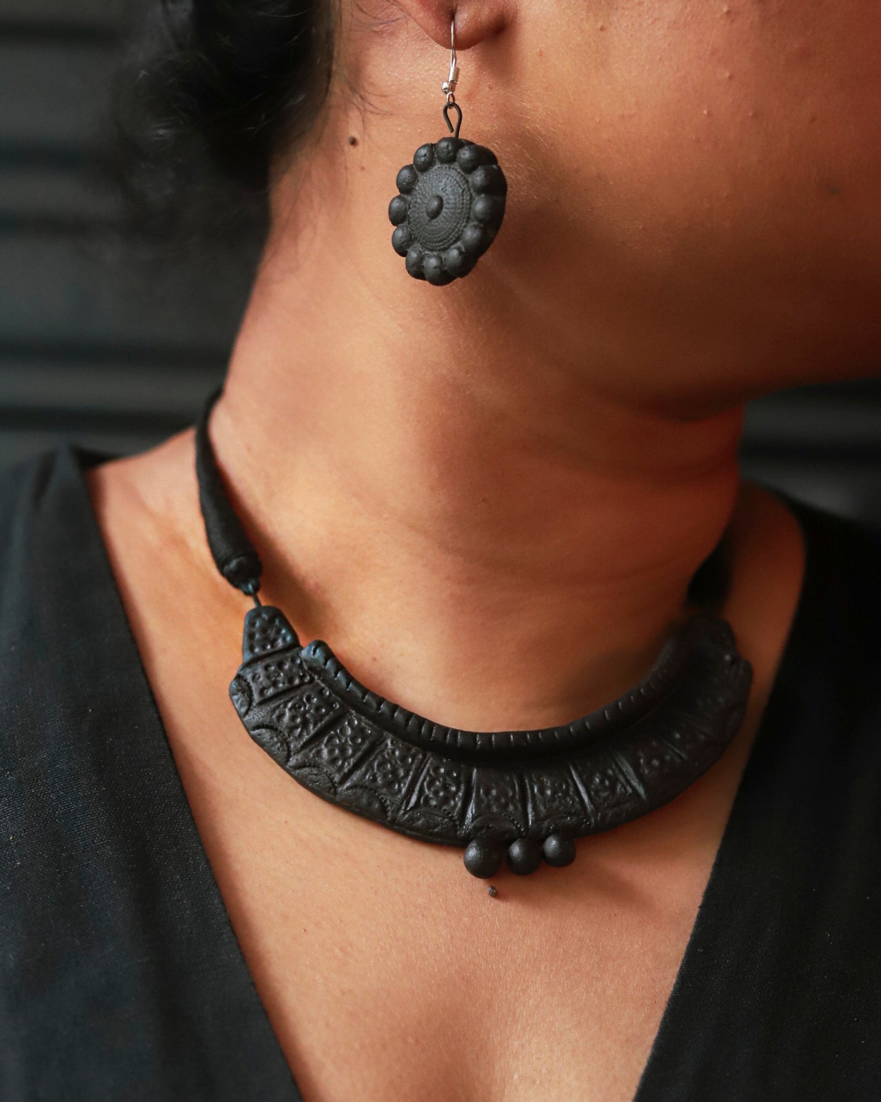 Bengal Handmade Pora Mati Clay Jewellery