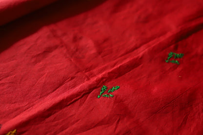 Bengal Hand Embroidery Kantha Stitch Saree