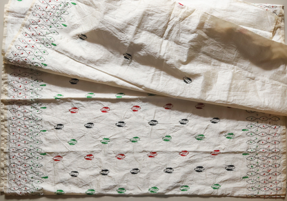 Bengal Hand Embroidery Kantha Stitch Saree
