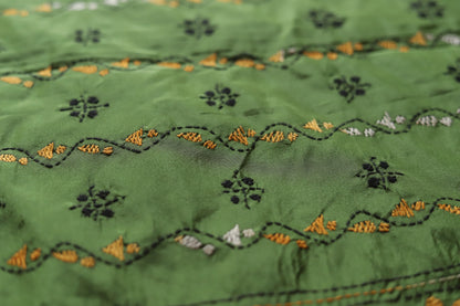 Bengal Hand Embroidery Kantha Stitch Saree