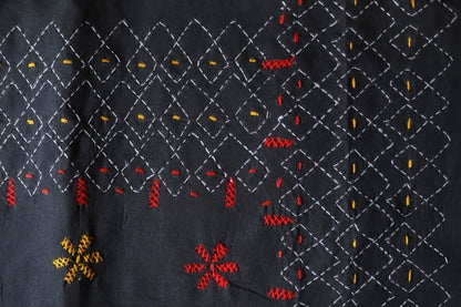 Bengal Hand Embroidery Kantha Stitch Saree