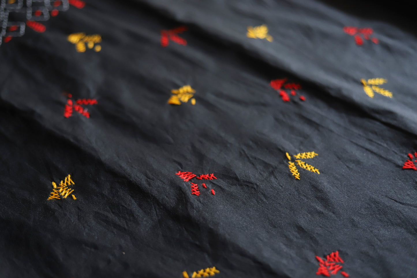 Bengal Hand Embroidery Kantha Stitch Saree