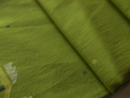 Bengal's Handwoven Cotton Fabric/ Yardage in Jamdani design