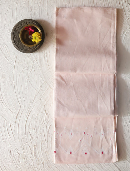 Bengal's Handwoven Cotton Fabric/ Yardage in Jamdani design