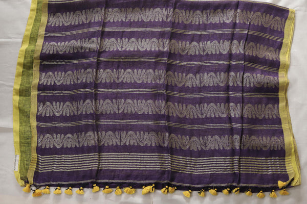 Linen Benarasi Saree