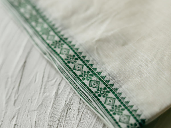 Bengal Handwoven Tangail Dhoti (Dhuti)