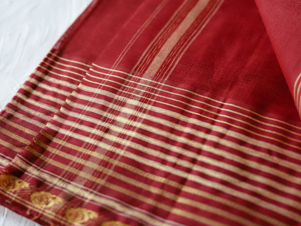 Bengal Handwoven Tangail Dhoti (Dhuti)