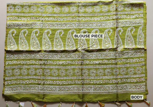 Handmade Calcutta Silk Saree