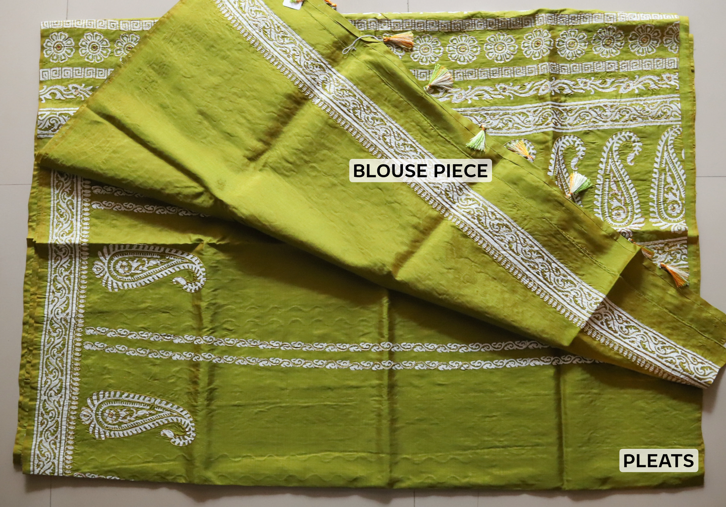 Handmade Calcutta Silk Saree