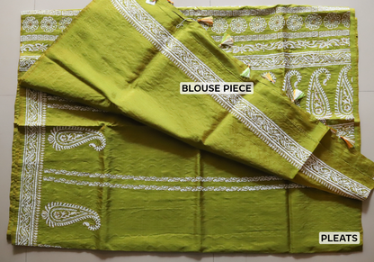 Handmade Calcutta Silk Saree